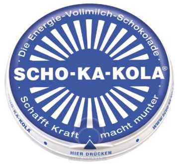 CZEKOLADA Scho-Ka-Kola ENERGETYCZNA KOFEINA 1936 !