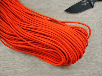 LINKA LINA TURYSTYCZNA PARACORD 7 rdzeni SURVIVAL 50FT ORANGE